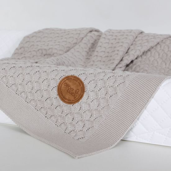 Ceba Baby Pletená deka v dárkovém balení (90x90)
