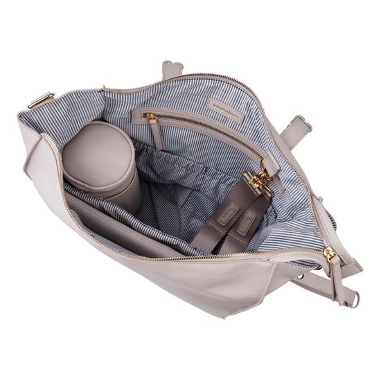 BabaBing Lucia přebalovací taška/batoh, Grey Blush