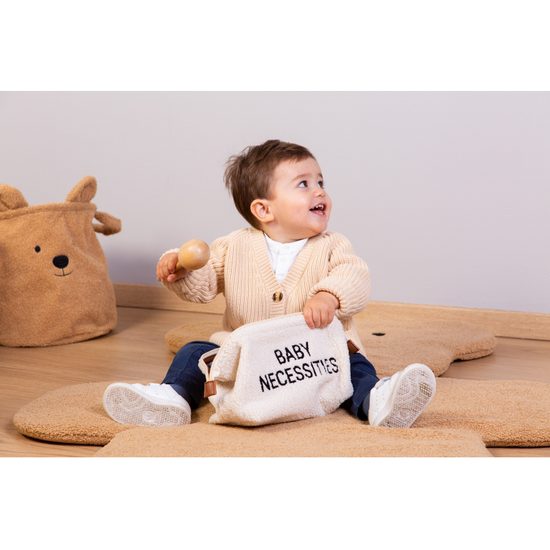 Childhome Toaletní taška Baby Necessities Teddy Off White