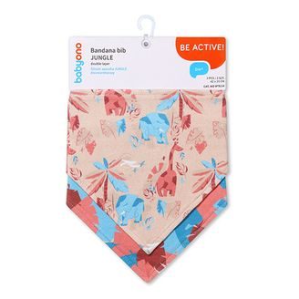 BIBS Bandana mušelínový slintáček BIO bavlna MUSTARD