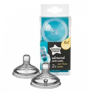 Tommee Tippee Náhradní savička ADVANCED ANTI-COLIC vari flow 0m+ 2ks