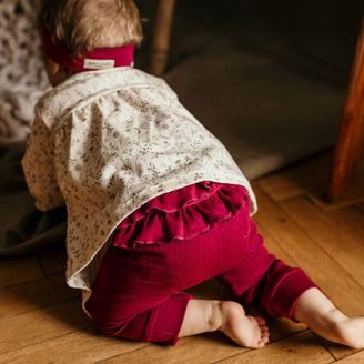 Eevi Bloomers Botanic BÍLÉ s květinami