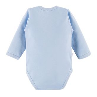 Eevi Body celorozepínací s kapsičkou Simply Comfy - ŠEDÝ MELÍR