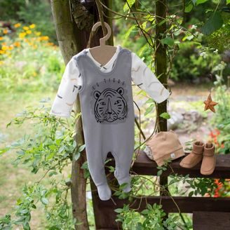 Lili Royal Baby Body dlouhý rukáv Teddies RŮŽOVÁ