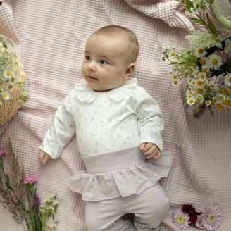 Lili Royal Baby Body dlouhý rukáv Teddies KRÉMOVÁ