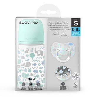 Suavinex Wonder Dudlíky SX Pro 2ks fyziologické 0-6m Whitecap Gray/Pale Mauve