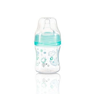 BabyOno Kojenecká láhev ŠIROKÉ HRDLO 120ml - MENTOLOVÁ