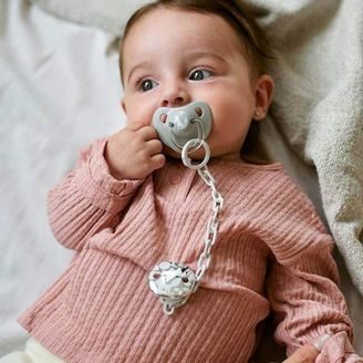 Canpol babies Řetízek na šidítko Toys RŮŽOVÝ