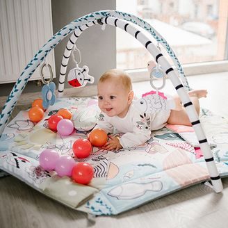 Canpol babies Hrací deka s ohrádkou Safari