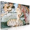Obraz imitácia zrodenia Venuše od S. Botticelliho
