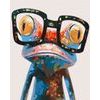 Maľovanie podľa čísiel žaba s veľkými okuliarmi