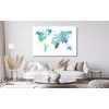 Obraz na korku akvarelová mapa sveta