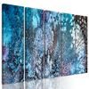 5-dielny obraz prekrásna abstrakcia zimnej prírody