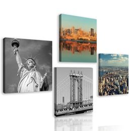 Set obrazov New York v krásnom prevedení