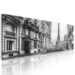 Obraz umelecký Paríž v čiernobielom prevedení