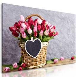 Obraz nádherná kytica tulipánov
