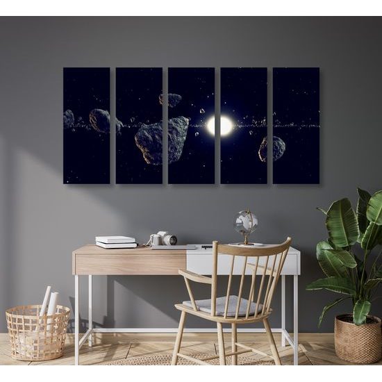 5-dielny obraz asteroidy