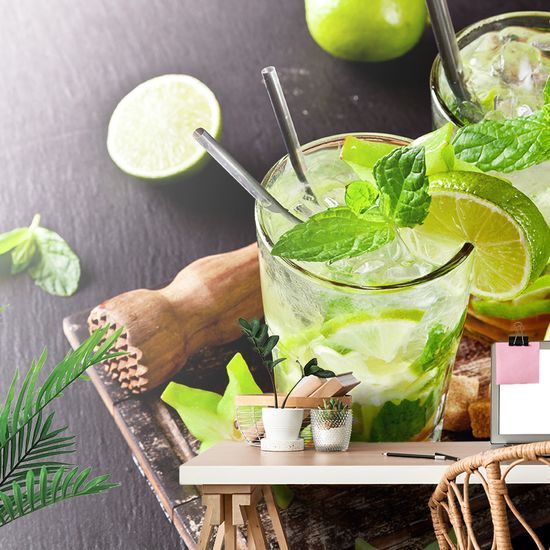 Fototapeta svieži Mojito koktejl