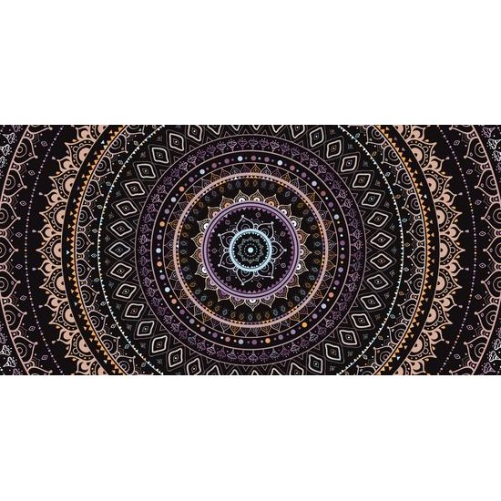 Obraz zaujímavá Mandala vo fialových farbách
