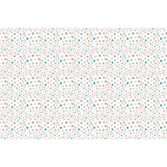 Samolepiaca tapeta optická ilúzia tvorená pastelovými guličkami