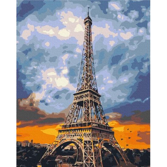 Maľovanie podľa čísiel skvost Paríža