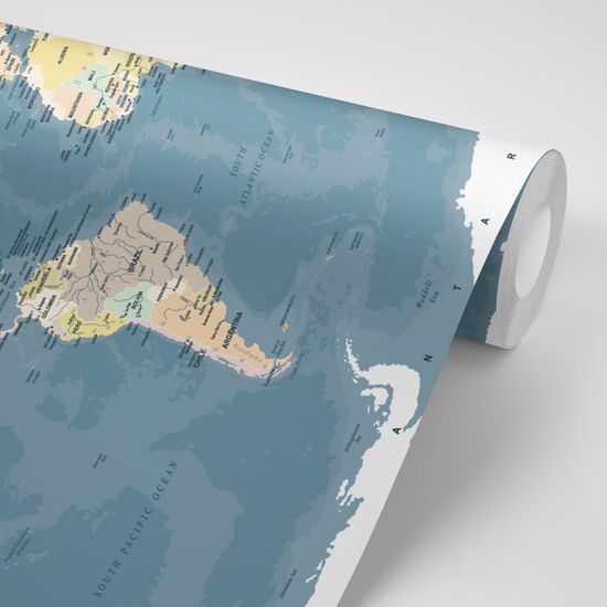 Tapeta prehľadná mapa sveta