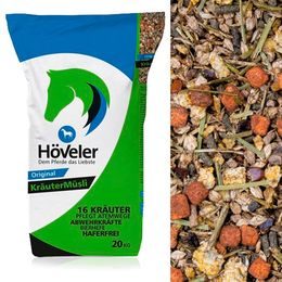 Höveler Kräuter Müsli - pro podporu dýchání 20 kg