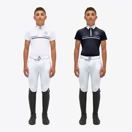 Závodní tričko Cavalleria Toscana Orbit Print Jersey chlapecké KOLEKCE 2023