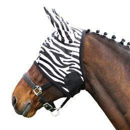 Maska proti mouchám Euroriding Zebra