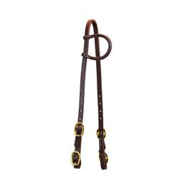 Uzdečka westernová Paul Taylor Oiled Harness Leather Four Buckle Slip Ear Headstall