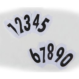 Sada písmen a číslic k startovním číslům HKM 4 x 0-9, 4 x A-Z