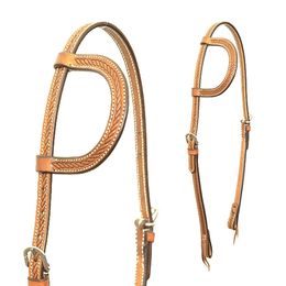 *W* Uzdečka One Ear Headstall String 6216 Light Oil DOPRODEJ