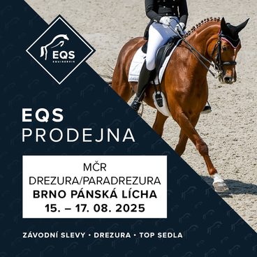 EQS pojízdná prodejna bude na MČR v drezuře a paradrezuře