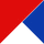 červená/bílá/modrá