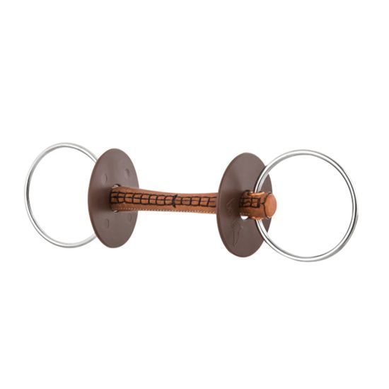 TEST Stihlo nelomené Beris Leather Bar Ring 7,5cm Soft