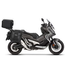 SET OF SHAD TERRA TR40 ADVENTURE SADDLEBAGS AND SHAD TERRA ALUMINIUM TOP CASE TR55 PURE BLACK, INCLUDING MOUNTING KIT SHAD HONDA X-ADV 750