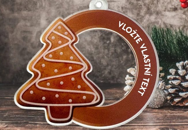 Vánoční ozdoby se jménem na přání potěší každého