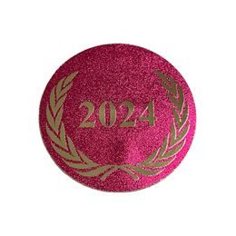 Emblem rosa metallic EM04, 2,5cm