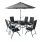 SHADOWSET - Set mobilier de gradina (1+6) si umbrela