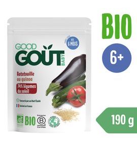 Good Gout BIO Ratatouille s quinoou 190 g