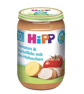 HiPP BIO Rajčata a brambory s kuřecím masem