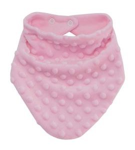ESITO Šátek na krk Minky podšitý bavlnou Pink - růžová / 0 - 5 let
