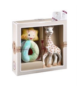 Vulli Dárkový set - žirafa Sophie + chrastítko ''Sense & Soft''