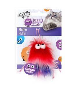 AFP Chlupatá hračka Fluffer Furry Ball – se šantou