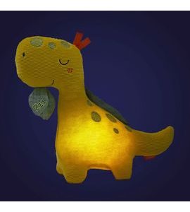 BABY FEHN Plyšová hračka svítící dinosaurus