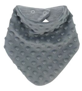 ESITO Šátek na krk Minky podšitý bavlnou Grey - šedá / 0 - 5 let