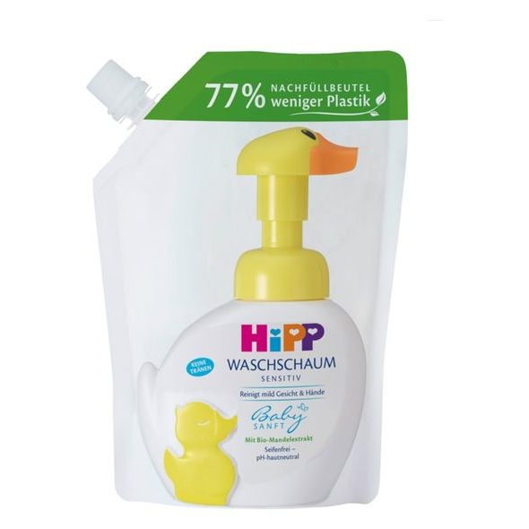 HiPP Babysanft Pěna na mytí (náhradní náplň) 250ml - nové složení