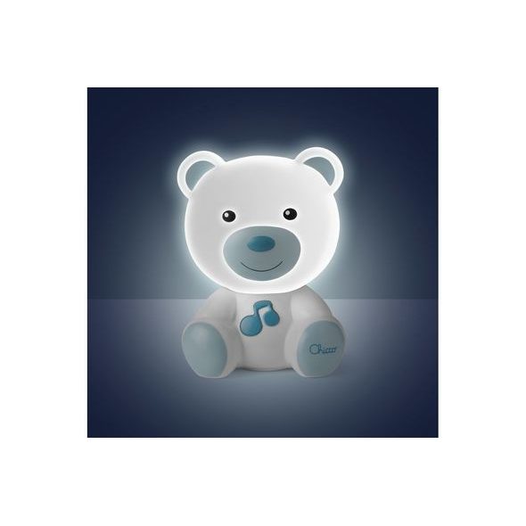 Chicco Noční světlo Medvídek - modré