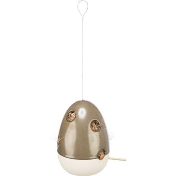 Trixie Keramický závěsný zásobník pro hnízdní materiál, 12 × 12 × 16 cm