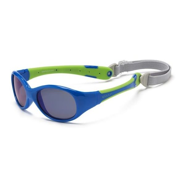 KOOLSUN sluneční brýle FLEX modrá / limetka
